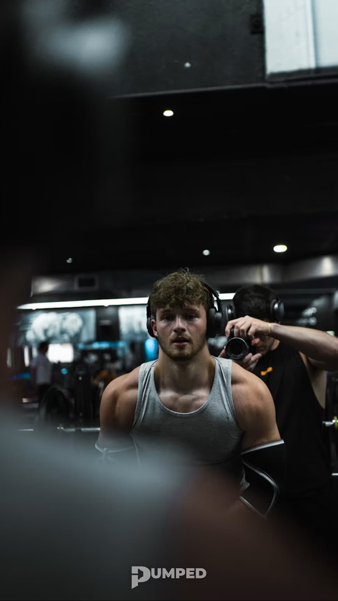 Pumped app turning a workout into a shareable story card